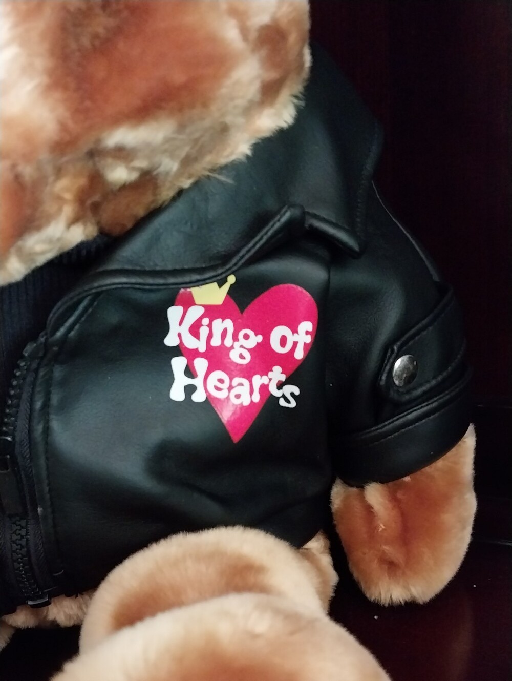 Dan Dee Collector's Choice PlushToy Biker Bulldog "King of Hearts" - Picture 2 of 10
